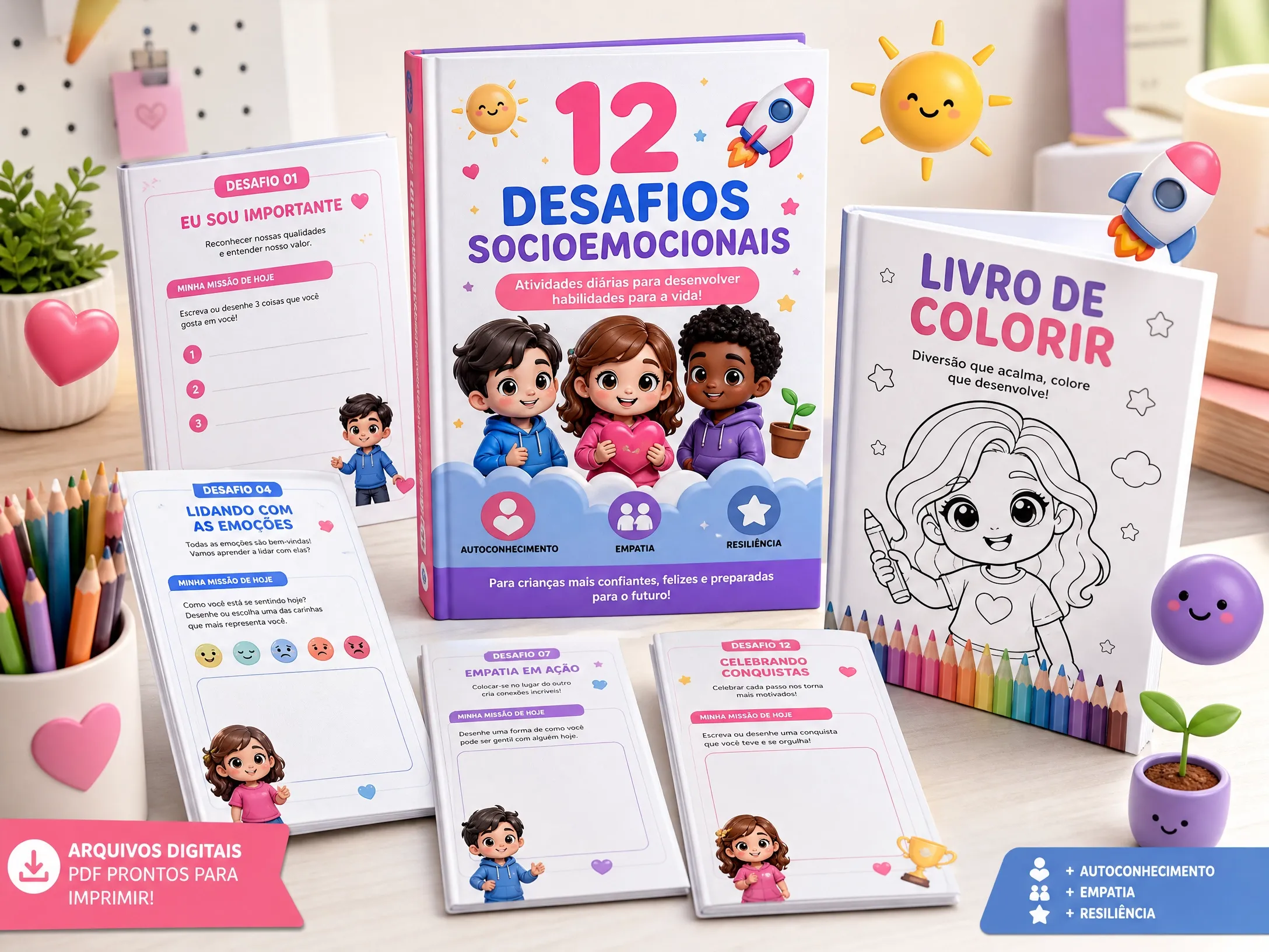 Kit 12 Desafios Socioemocionais